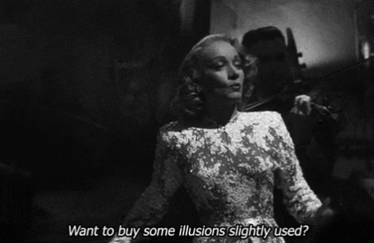 German American Actress Marlene Dietrich Singing GIF