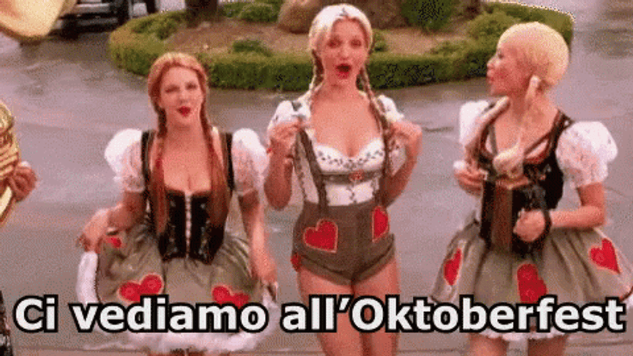 German Girls At Oktoberfest GIF
