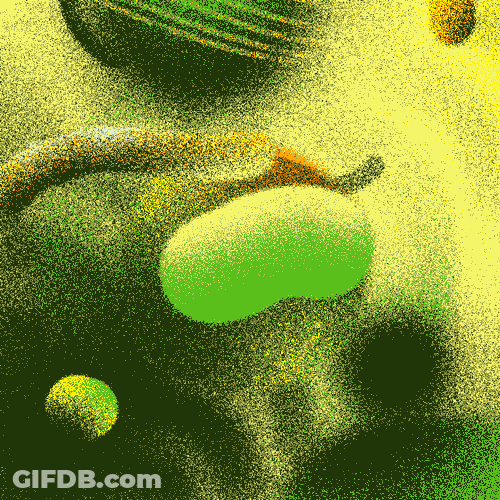 Germs Floating On Fluid GIF