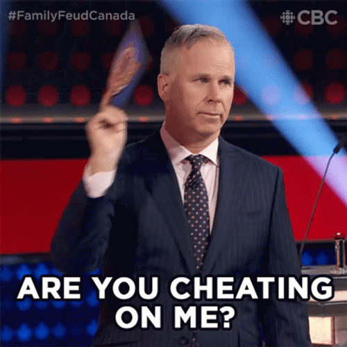 Gerry Dee Asking Are You Cheating On Me Wife GIF