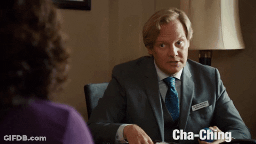 Gerry Dee Winking Cha Ching GIF