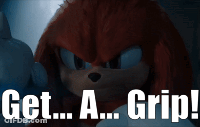 Get A Grip Cartoon GIF
