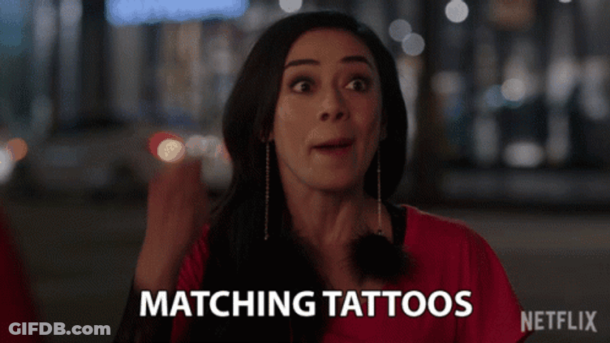 Get A Matching Tattoo GIF