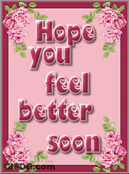 Get Better Soon Aesthetic Wordings GIF