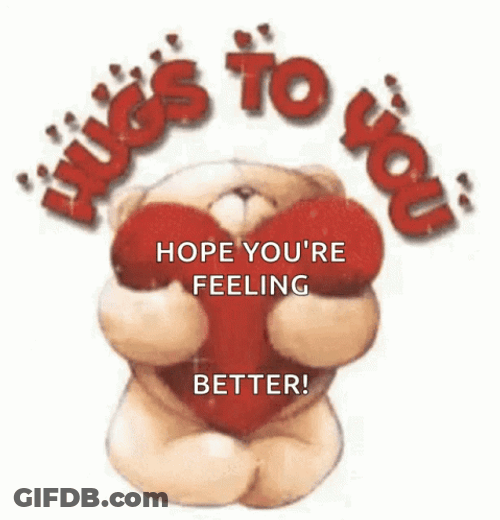 Get Better Soon Hugs To You GIF