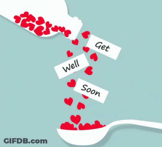 Get Better Soon Spoon Full Of Hearts GIF