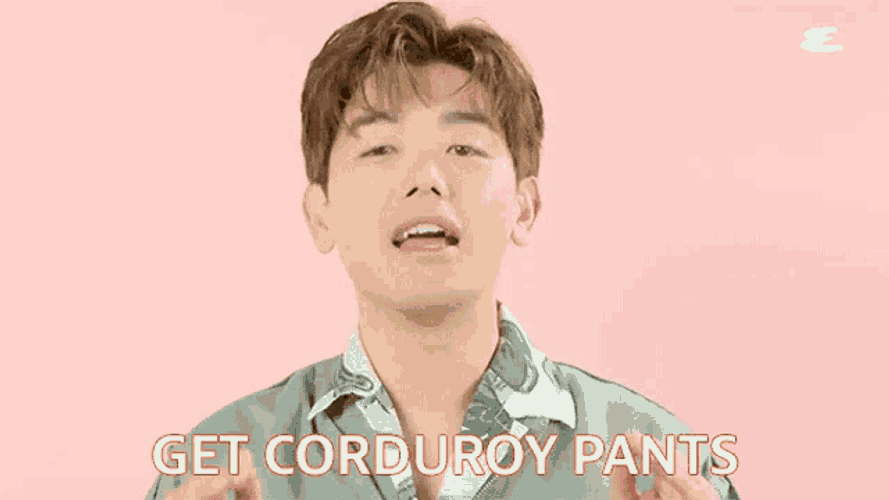 Get Corduroy Pants Eric Nam GIF