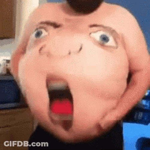 Get In My Belly Fat Face GIF