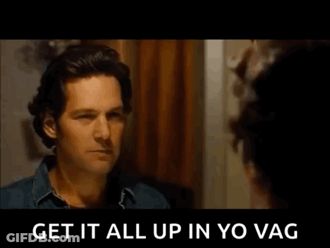 Get It All Up In Yo Vag Paul Rudd GIF