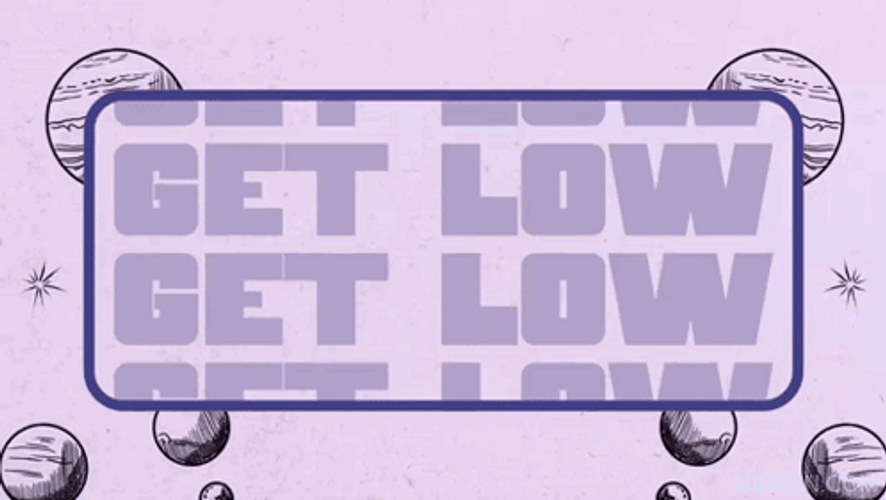 Get Low Purple Calligraphy Animation GIF