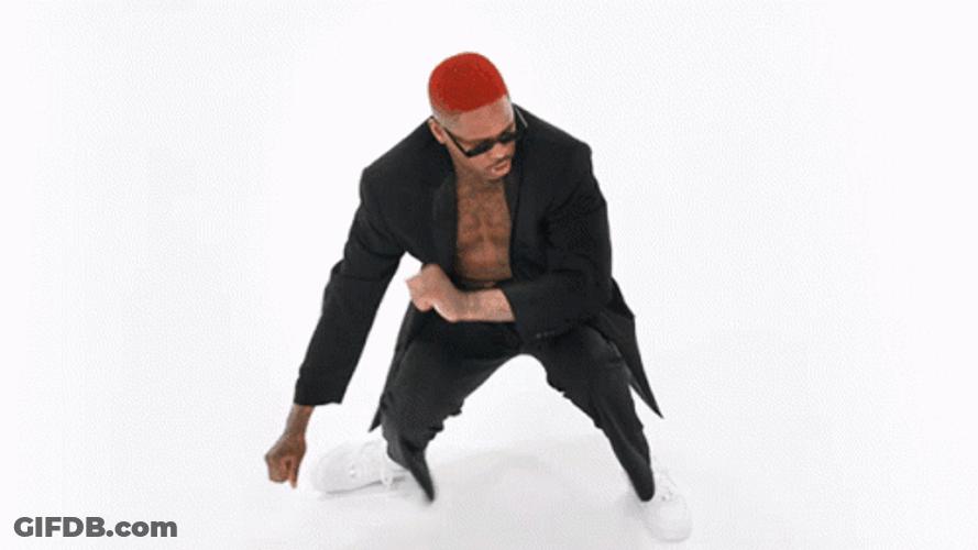 Get Low Yg Dancing Red Hair GIF