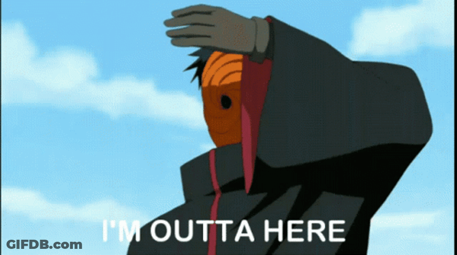 Get Me Out Of Here Naruto Obito GIF