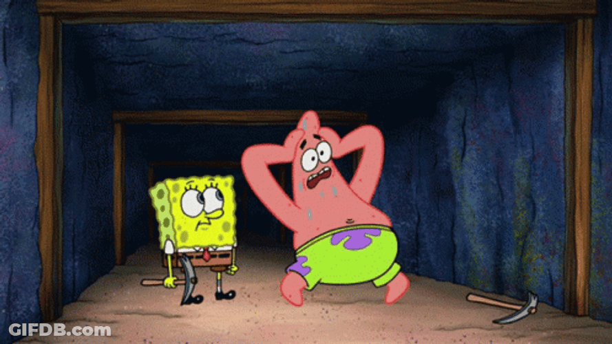 Get Me Out Of Here Spongebob Patrick GIF