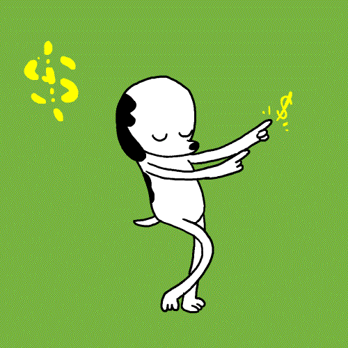 Get Money Dog Dancing GIF