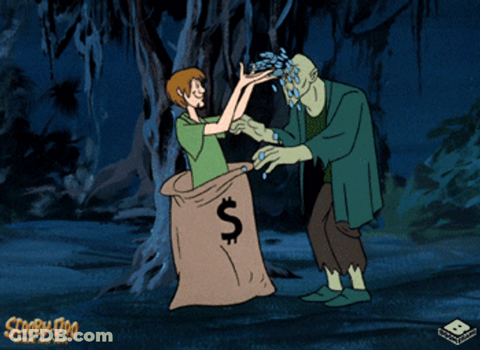 Get Money Scooby Doo Animation GIF