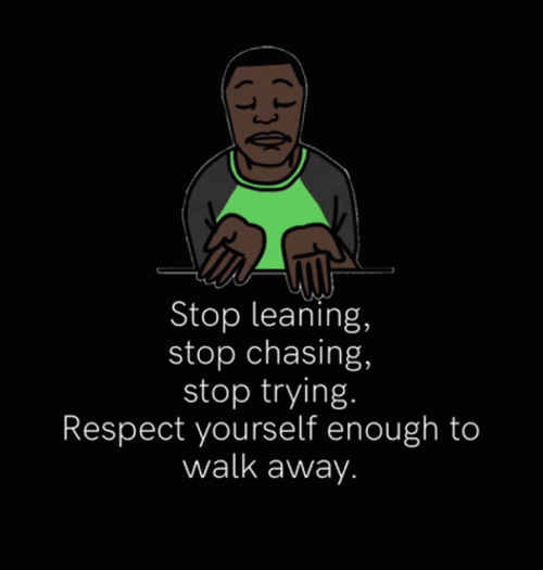Get No Respect And Walk Away GIF