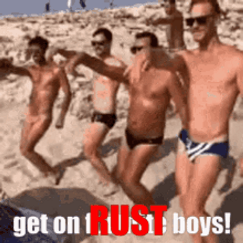Get On Rust Boys Dance GIF
