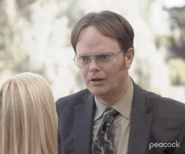 Get Out Dwight Schrute GIF