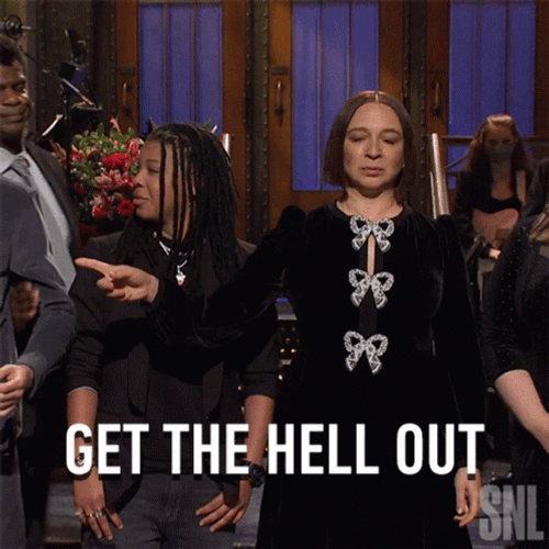 Get Out Maya Rudolph GIF