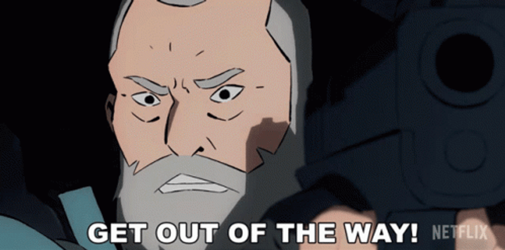 Get Out Of Way Flynn GIF