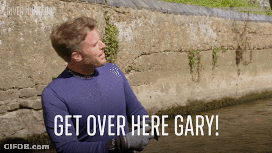 Get Over Here Gary History Channel GIF