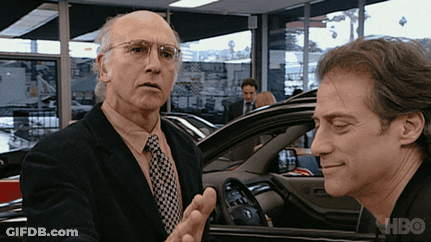 Get Over Here Larry David GIF