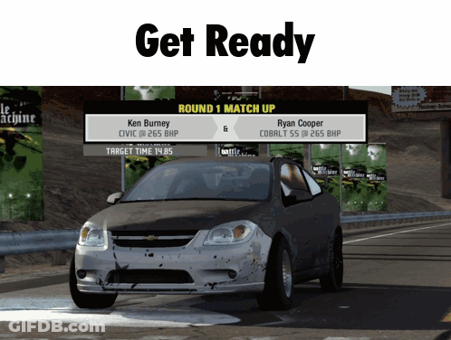 Get Ready Round 1 Match Up Video Game GIF
