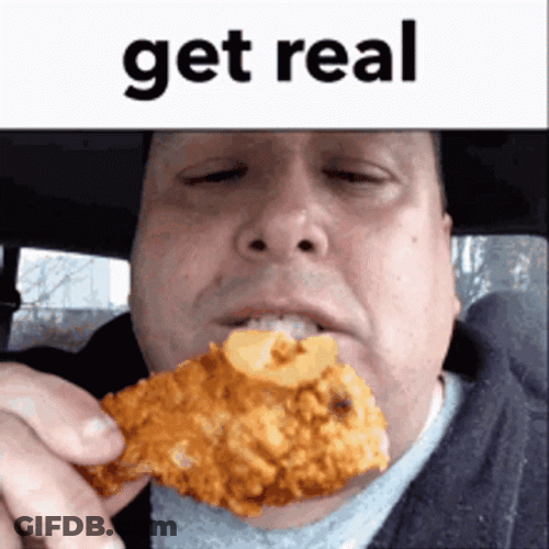 Get Real Fried Chicken GIF