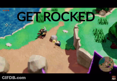Get Rocked Video Game GIF