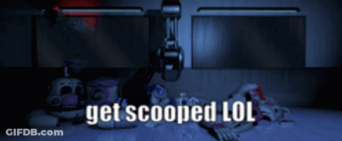 Get Scooped Lol Poster With Stuff On Floor GIF