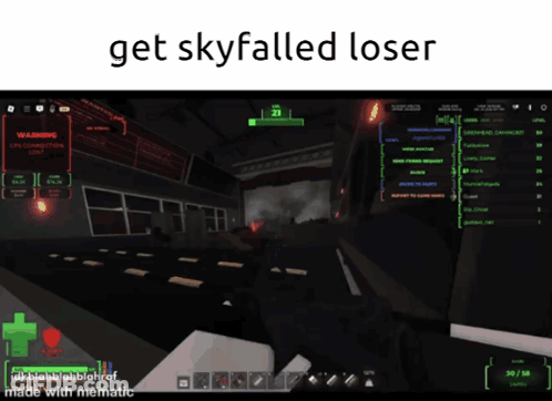 Get Skyfallen Loser Video Game Screen GIF