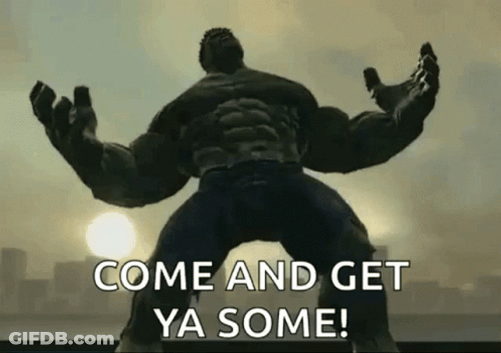 Get Some Hulk GIF