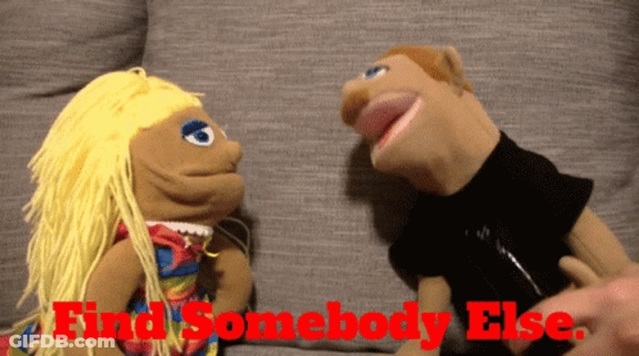 Get Somebody Else To Do It Puppets GIF