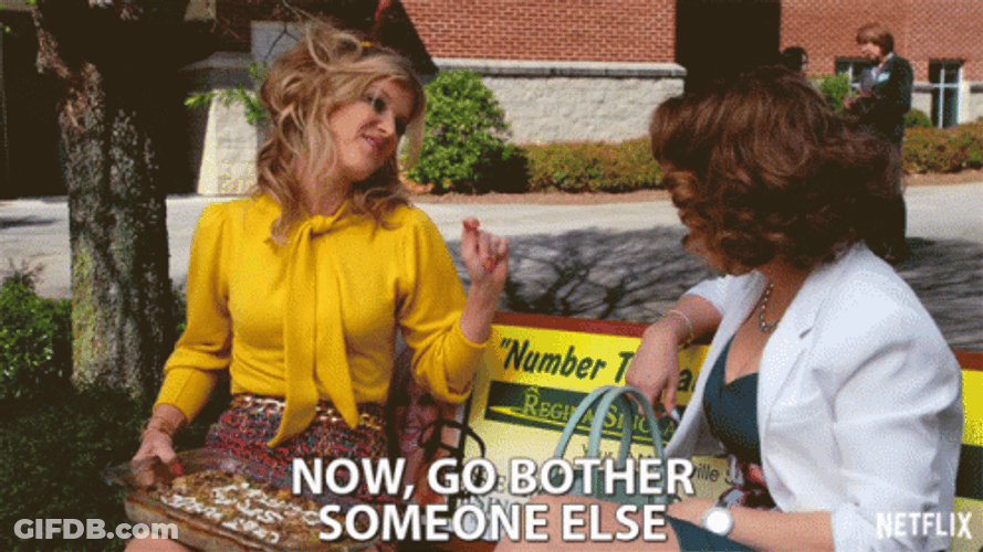 Get Somebody Else To Do It Shooing Away GIF