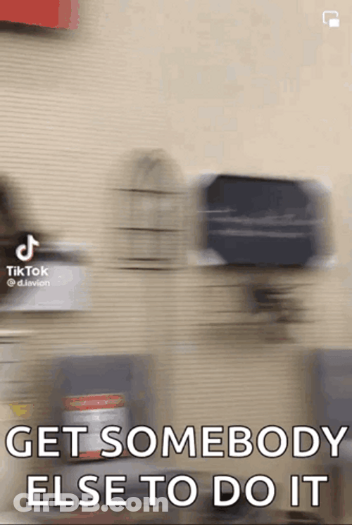 Get Somebody Else To Do It Woman In White Outfit GIF