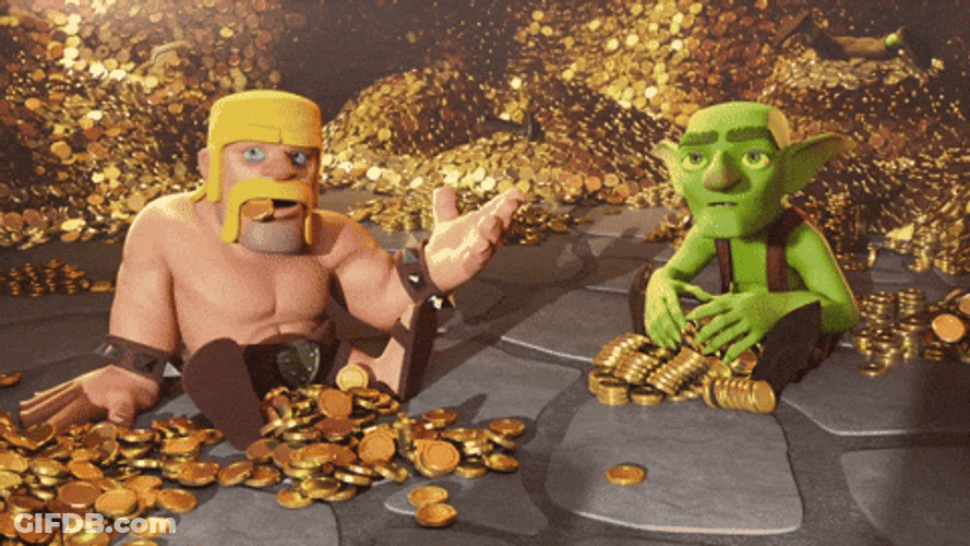 Get That Money Clash Of Clans GIF