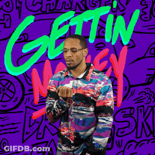Get That Money Graffiti GIF