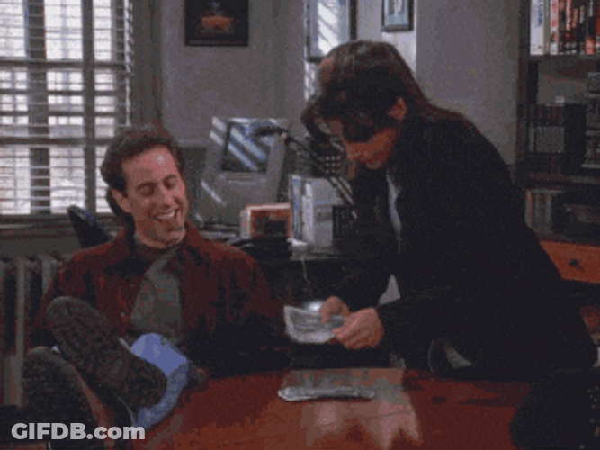 Get That Money Jerry Seinfeld GIF