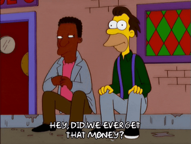 Get That Money Lenny And Carl GIF