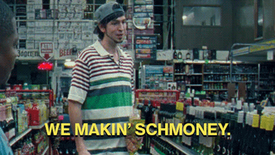 Get That Money Nicholas Braun GIF