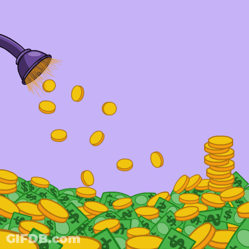 Get That Money Shower GIF