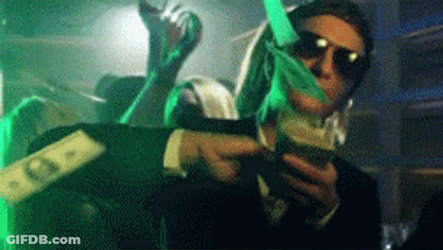 Get That Money Throw GIF