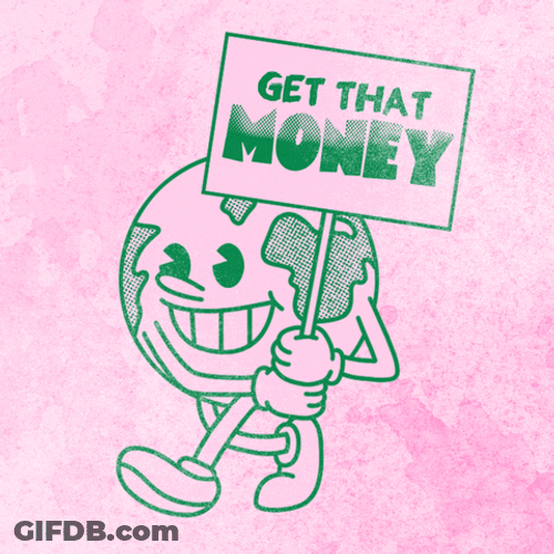 Get That Money Walking Planet Earth GIF