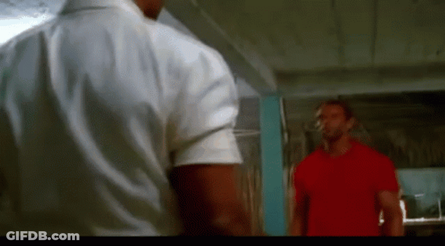 Get To The Choppa Biceps GIF