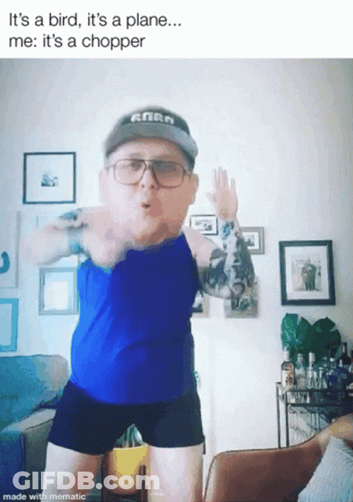 Get To The Choppa Dance It's A Plane GIF