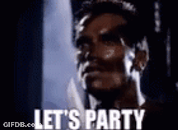 Get To The Choppa Let's Party GIF
