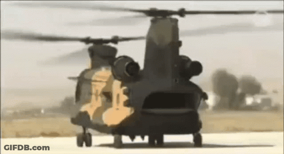 Get To The Choppa Military Chopper GIF