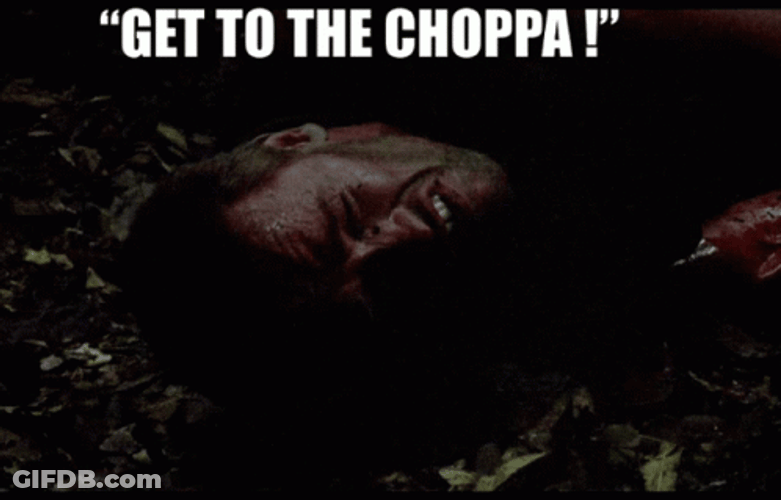 Get To The Choppa Scream Battle GIF