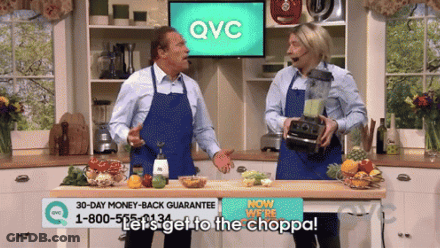 Get To The Choppa Table Flip Angry Chef GIF