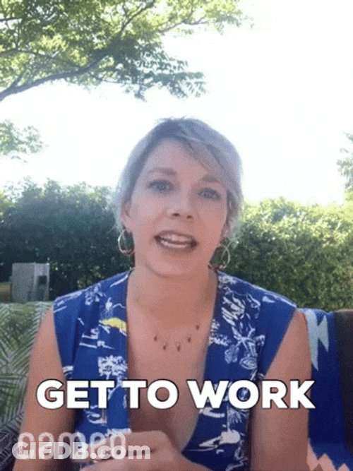 Get To Work Actress Mary Elizabeth Ellis GIF